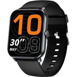 Qubo Smartwatch SMT-200 con notificaciones y frecuencia cardíaca negro
